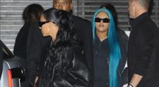 La 12 ani, fiica lui Kim Kardashian a apărut cu părul albastru și sprâncenele decolorate: „Mama ei nu este cel mai bun model de urmat!”. Cum le-au surprins paparazzii