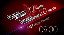 Preselectiile Vocea Romaniei Junior si Vocea Romaniei au loc weekend-ul acesta la Iasi!
