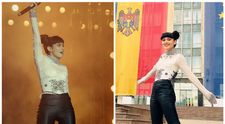 Irina Rimes, ovaționată la Chișinău. Mii de oameni au cântat la unison cu artista: „Tot cosmosul meu...”
