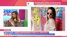 VIDEO După 7 luni petrecute în America, Andreea Antonescu a revenit cu forțe proaspete în România. Ce planuri are artista