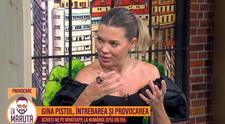 Gina Pistol a înroșit platoul lui Măruță cu un moment savuros: a spus ce îi place cel mai mult la partenerul Smiley și s-a lăsat cu râsete
