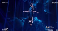 Românii au talent 2023 - semifinala 2. Olya și Valera, demonstrație de forță și curaj printr-un spectacol la înălțime