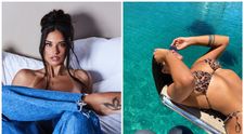 Antonia, într-un costum de baie minuscul care îi scoate în evidență formele: „Ești de departe cea mai frumoasă femeie din România!”