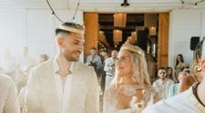 Cătălina Oprea și Robert Marincescu s-au căsătorit într-un decor de vis. Dansul mirilor a făcut senzație printre nuntași