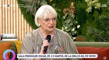 Predicţiile interpretului de film Irina-Margareta Nistor, înainte de decernarea Premiilor Oscar