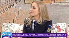 VIDEO Frumoasa de la rutieră, despre avansurile în trafic