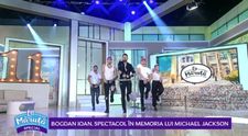 VIDEO Bogdan Ioan, spectacol în memoria lui Michael Jackson
