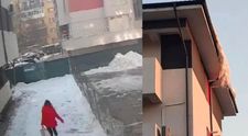Ea este femeia ucisă de o bucată de gheață într-un cartier rezidențial din București. Avea 35 de ani și era mama a doi copii