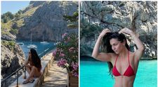 Mira face furori în vacanță! Imaginile cu artista din Palma de Mallorca i-au cucerit pe fani: „Frumusețe pură și naturală!”