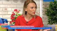 VIDEO O lecție importantă pentru mame oferită de Crina Coliban