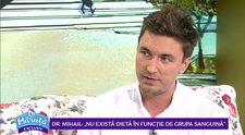 VIDEO Dr. Mihail, despre dieta pe bază de grupă sanguină