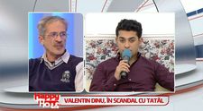 Scandal intre Valentin Dinu si tatal sau. Amenintarile dure pe care i le-a adus acesta fostului concurent de la 