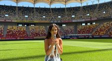 Cântăreața care va intona imnul naţional la meciul cu Canada: 