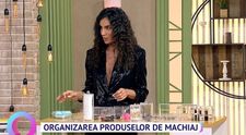 Raluca Arnăutu dă cele mai importante sfaturi de organizare femeilor! Cum se pot organiza simplu și eficient produsele de machiaj