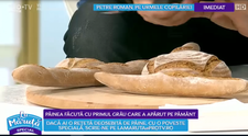 VIDEO Cătălin Măruță vă arată România de pâine. Florentina a pregătit o pâine care conține grâu antic 