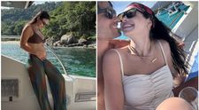 Celebra actriță anunțat că este însărcinată pentru a treia oară în timp ce se afla în vacanță: „Vă împărtășesc cea mai bună veste a anului”