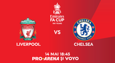 Finala FA Cup, dintre Liverpool și Chelsea, se joacă live și în exclusivitate pe 14 mai 2022 la PRO ARENA și pe VOYO