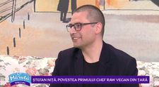 VIDEO Ștefan Niță, povestea primului chef raw vegan din țară