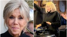 Brigitte Macron, adorabilă pe ringul de dans, în pantaloni mulați de piele. Clipul când dansează pe piesa ”Forever Young” a devenit viral