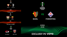 Urmărește returul semifinalelor Europa League și Europa Conference League, LIVE pe VOYO!