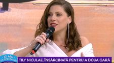 VIDEO Tily Niculae, însărcinată pentru a doua oară