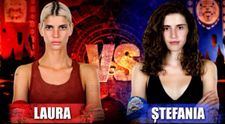 La scorul de 3-0 pentru Războinici, Laura Giurcanu și Ștefania Ștefan intră în „ring”
