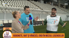 Bobonete, Văncică și alte vedete din Fierbinți , la duel în teren cu staruri ale fotbalului 