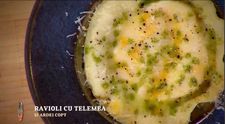 Masterchef 2024, 17 septembrie. Alexandru Neagu: Raviolo umplut cu cremă de telemea și ardei copți