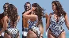 Are 90 de kilograme de curaj. Modelul plus-size care profita de pozele needitate, facute de paparazzi