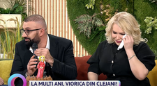 Viorica de la Clejani, cu ochii în lacrimi de ziua ei. Ce surprize i-au pregătit prietenii și Ioniță de la Clejani