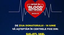 Blood Network marchează Ziua Donatorului printr-o campanie de donare în centrele fixe din București, Galați, Ploiești și Iași: donezi sânge și primești abonament la Neversea