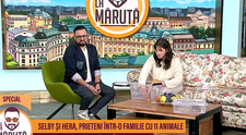 Cu un șarpe și o șopârlă, Andreea a venit în platou La Măruță! Măruță: 