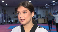 Elena Chiriac, pasionată de taekwondo. Tehnici de autoapărare, în situații extreme