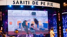 Săriți de pe fix, 23 noiembrie 2023. Anca Dinicu, Anisia Gafton, Lucian Ghimiși și Mihai Rait pun în scenă o cursă cu avionul, la sol