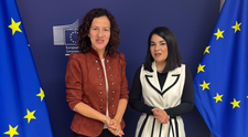 EU NEWS: Oana Tache s-a întâlnit cu Roxana Mînzatu, Vice Președinte executiv al Comisiei Europene.  Un pachet de 500 de milioane de Euro va fi alocat pentru cercetare in Europa