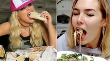 Cum castiga femeile tinere si atractive bani din faptul ca mananca fast food in fata camerei