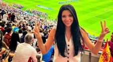 Corina Caragea, în tribune la finala EURO 2024! Cu ce actor celebru de la Hollywood s-a pozat prezentatoarea: „Cine își închipuia când urmăream la TV… ”