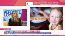 VIDEO Mihaela Bilic, despre alimentația recomandată copiilor