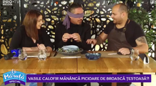 VIDEO Vasile Calofir mănâncă picioare de broască țestoasă?
