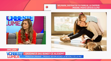 VIDEO Grădiniță sau bonă, ce alegem