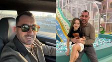 Cum arată femeia care l-a făcut tată pentru prima dată pe Paul Nicolau. Pescobar și fosta parteneră,  împreună la petrecerea de ziua de naștere a fiicei lor