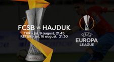 PRO TV transmite mâine, 9 august, de la 21:45, meciul dintre Hajduk Split și FCSB. Bucurați-vă de fotbal! 