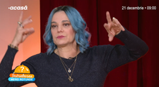 Maia Morgenstern la Întrebarea Mesei Rotunde: ”Când perucile zboară, rămân cu părul cărunt. Îl las cărunt ca să mă întâlnesc în oglindă cu mama”