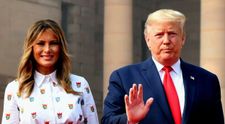 Melania Trump, într-o ținută spectaculoasă la Taj Mahal