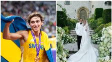Armand Duplantis („Mondo”), unul dintre cei mai mari săritori cu prăjina din istorie, s-a căsătorit cu modelul Desiré Inglander. Nunta lor pare desprinsă din basme