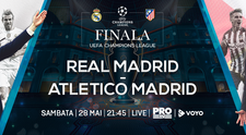 Pro TV transmite SAMBATA seara cea de-a doua finala europeana a anului: Real Madrid – Atletico Madrid!