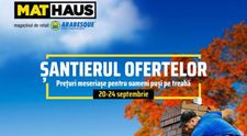 (P) MatHaus dă startul campaniei “Șantierul Ofertelor” cu reduceri consistente