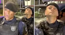 Un polițist a devenit viral, după ce a fost filmat la conferința de presă după un raid antidrog. Reacția oamenilor: ”Cineva trebuia să verifice dacă nu e făină”
