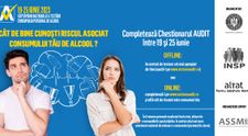 (P) 5 motive pentru Săptămâna AUDIT–Săptămâna Națională de Testare a Consumului Personal de Alcool, 19-25 iunie