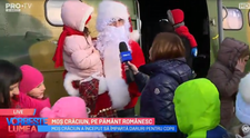 VIDEO Moș Crăciun, pe pământ românesc